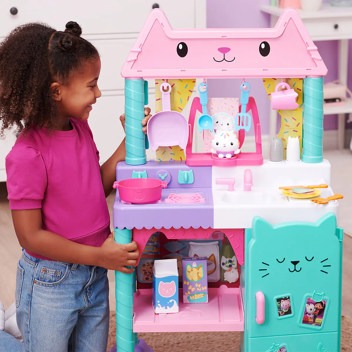 Gabby's Dollhouse - Mega Cozinha | Cubos Luminosos