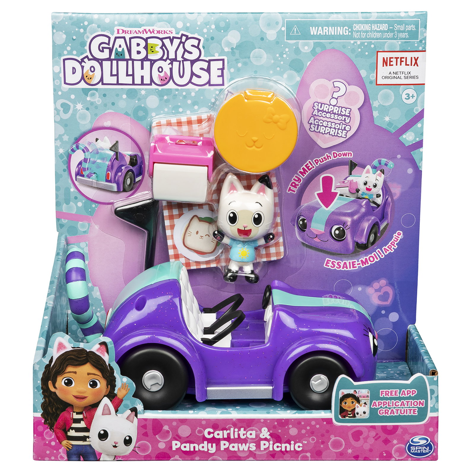 Chaussons DreamWorks Gabby's Dollhouse - Pantoufles Chat Filles, Rose, Synthétique