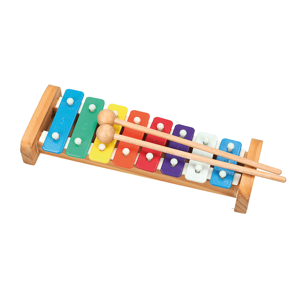 Xilofone 8 notas de Madeira 