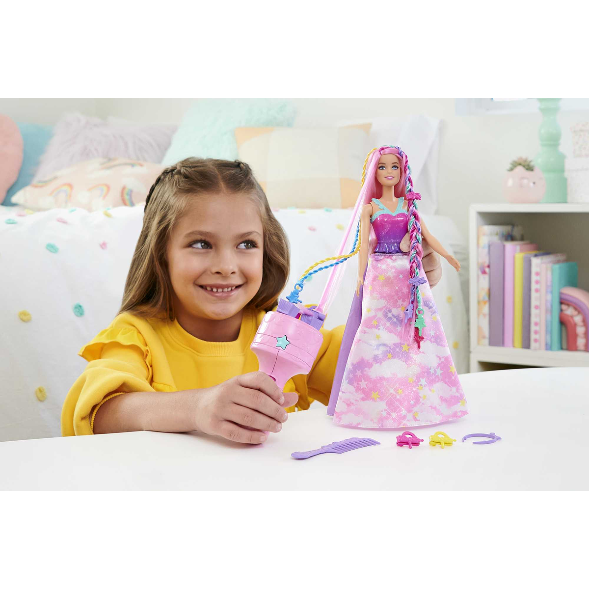 Barbie Dreamtopia Twist 'n Style Cubos Luminosos