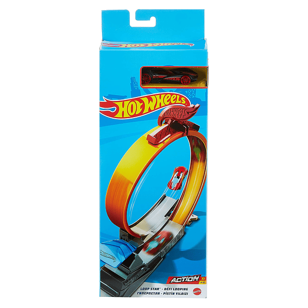 Hot Wheels Action - Lançador Loop Star 1