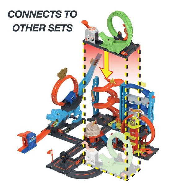 Hot Wheels City - Looping de Ataque do Crocodilo 5