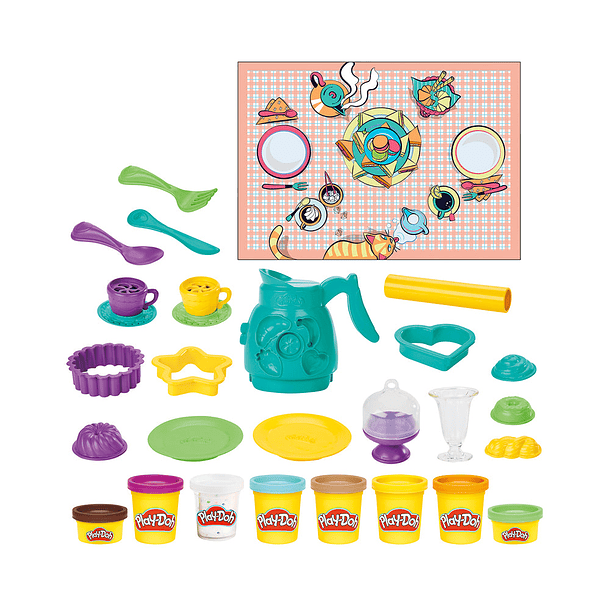 Play-Doh Kitchen - Chá da Tarde Colorido 2