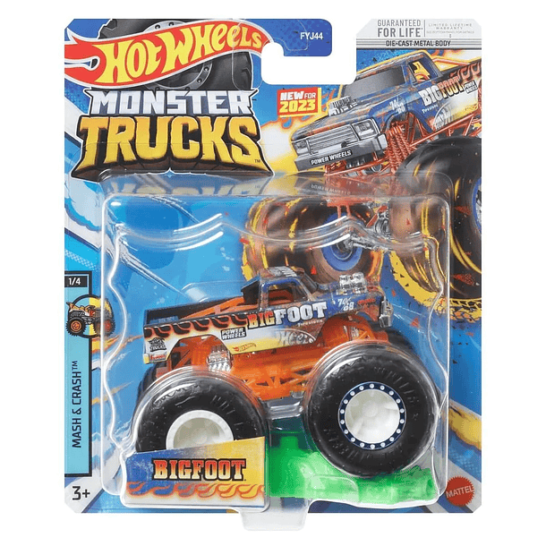 Hot Wheels Monster Trucks - Bigfoot Flames 