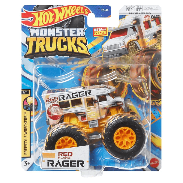 Hot Wheels Monster Trucks - Red Planet Rager 