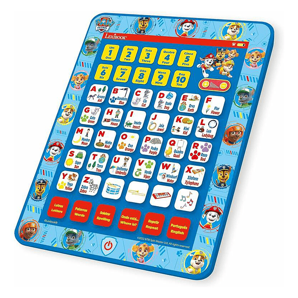 Lexibook - Tablet de Aprendizagem Patrulha Pata 2