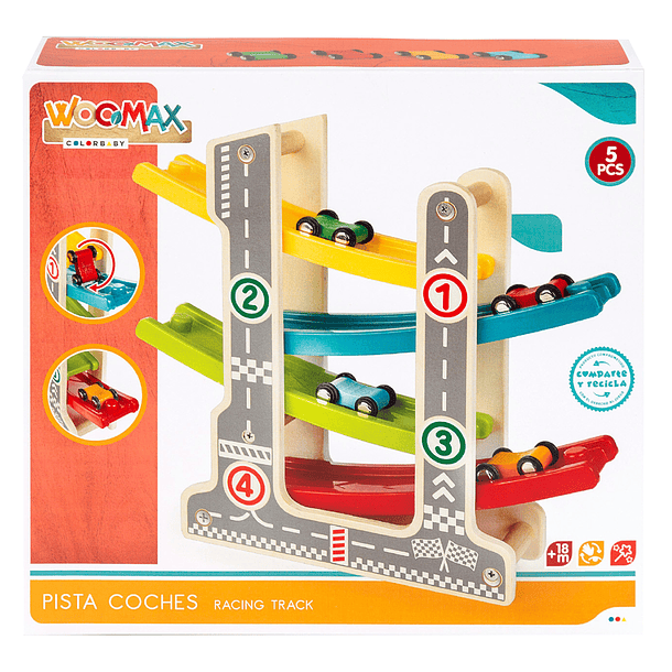 Woomax - Pista de Carros Madeira 1