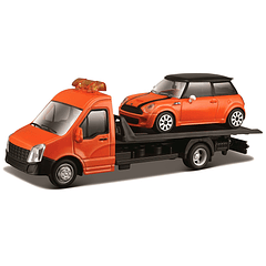 Bburago Street Fire 1:43 - Reboque Mini Cooper