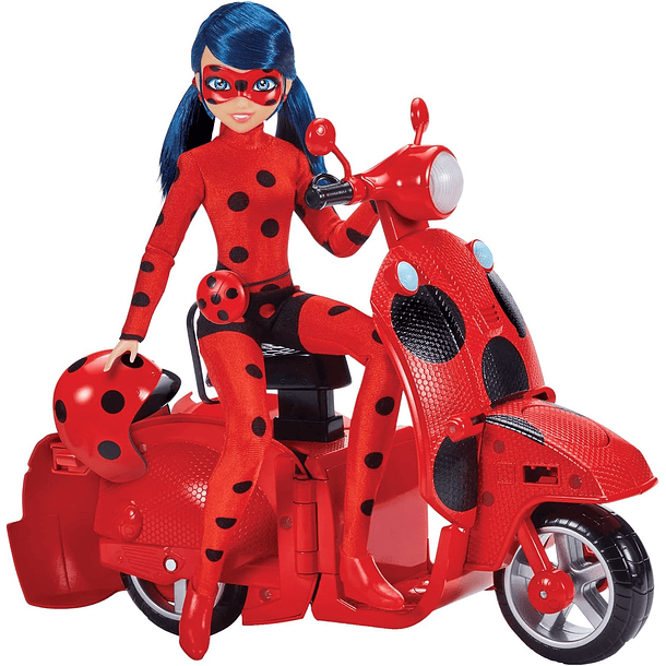 Ladybug Scooter Switch ‘N Go com Boneca 2