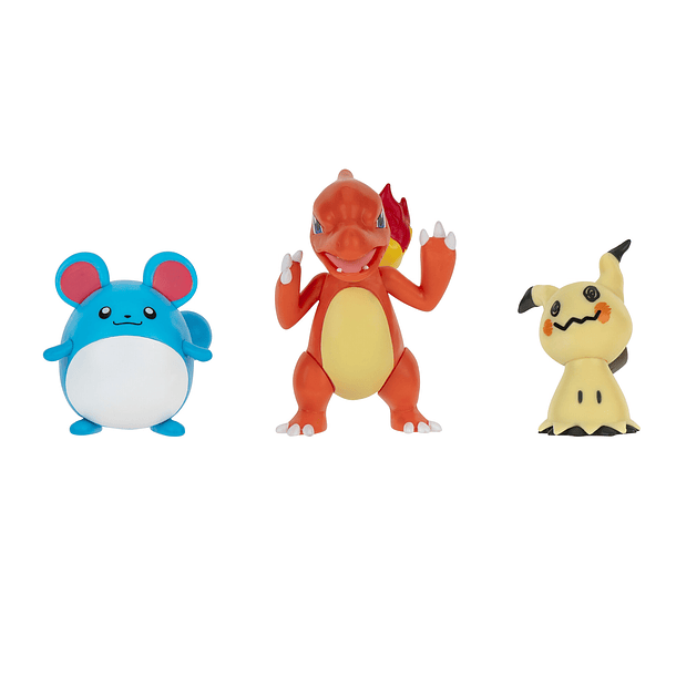 Pokémon Battle Figure Set - Mimikyu + Charmeleon + Marill 2