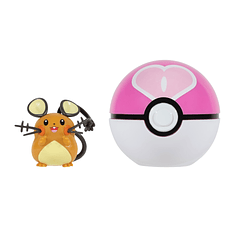 Pokémon Clip 'N' Go - Dedenne + Love Ball