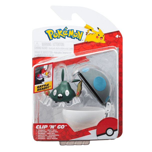 Pokémon Clip 'N' Go - Trubbish + Heavy Ball 1
