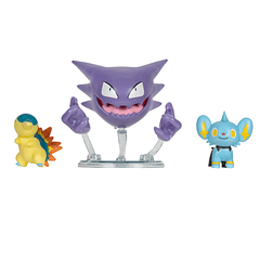 Pokémon - Battle Figure Set Shinx + Haunter + Cyndaquil