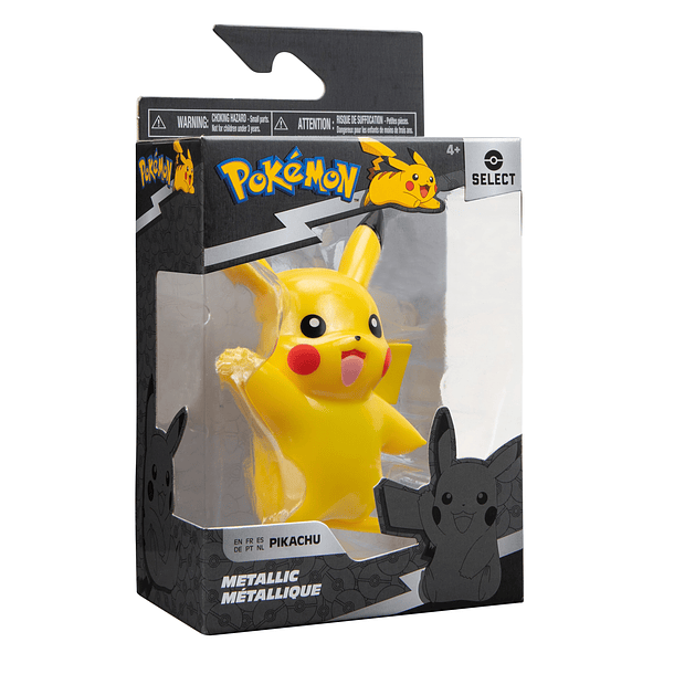 Pokémon Select - Figura Metallic Pikachu 1