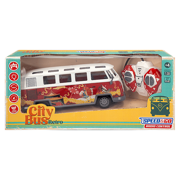 Speed & Go - City Bus Retro RC 1