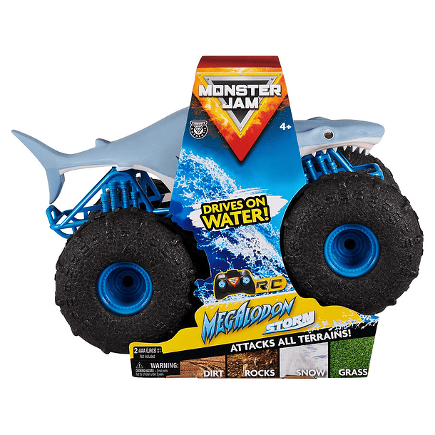 Monster Jam - Megalodon Storm Todo Terreno RC 1
