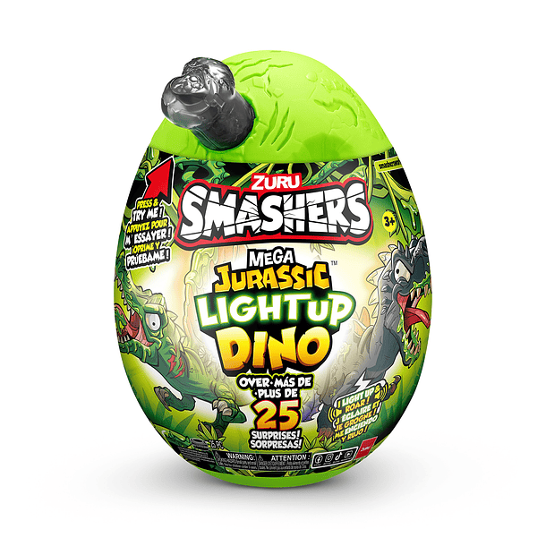 Smashers Mega Jurassic Light Up Dino - Ovo Surpresa Grande 5