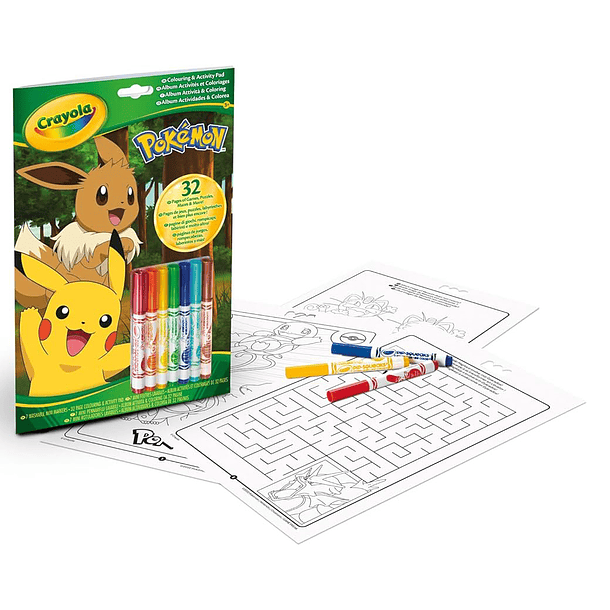 Crayola - Livro de Atividades Pokémon 