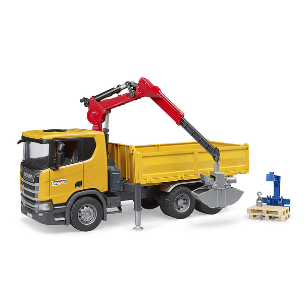 Camião de Construção Scania Super 560R com Guindaste 3