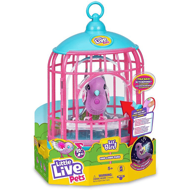 Gaiola de Pássaro Falante - Roxo 1