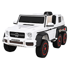 Mercedes Benz G63 AMG 6x6 Branco 12V 1
