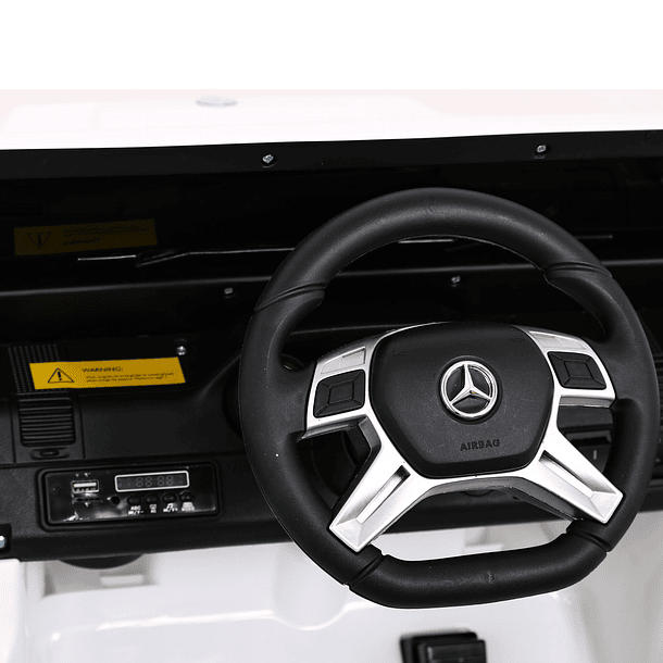 Mercedes Benz G63 AMG 6x6 Branco 12V 6