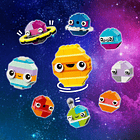 Planetas do Espaço Criativos 6