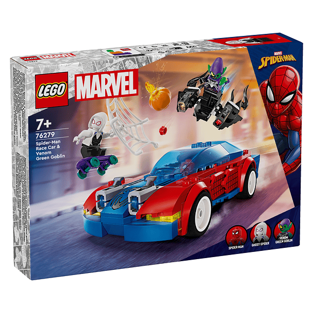 Carro de Corrida Spider-Man e Green Goblin Venom 1