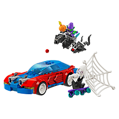 Carro de Corrida Spider-Man e Green Goblin Venom