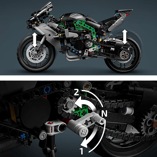 Mota Kawasaki Ninja H2R 3