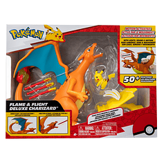Pokémon Flame & Fight Deluxe Charizard Train with Pikachu & Launcher