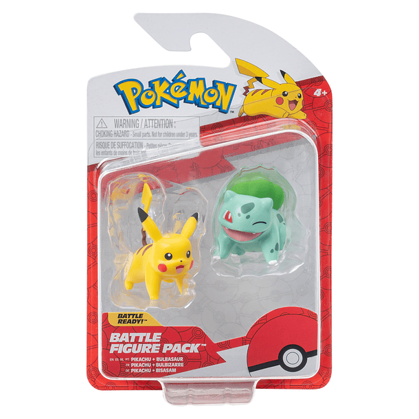 Pokémon Battle Figure Pack - Pikachu + Bulbasur 1