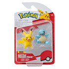 Pokémon Battle Figure Pack - Pikachu + Squirtle 1