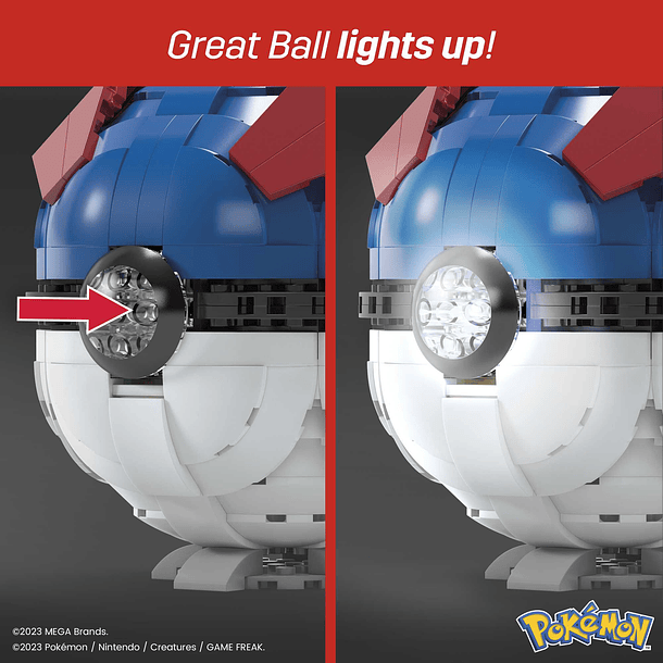 Mega Construx - Pokémon Jumbo Great Ball 4