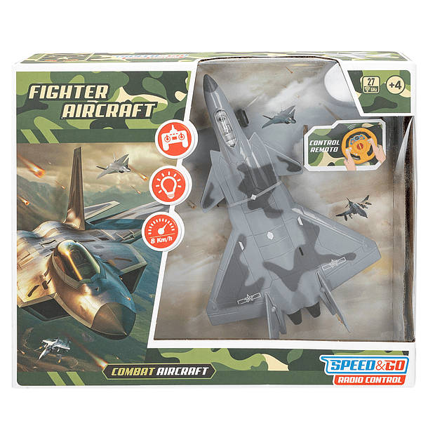 Speed & Go - Avião de Combate RC 1