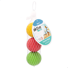 Aktive Beach - Conjunto 3 Bolas de Ténis Praia