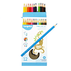 12 Lápis de Cor - Hexagonal 2