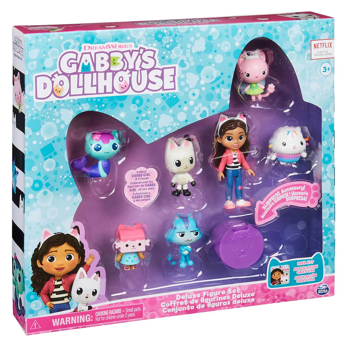 Gabby's Dollhouse - Conjunto de Figuras Deluxe | Cubos Luminosos