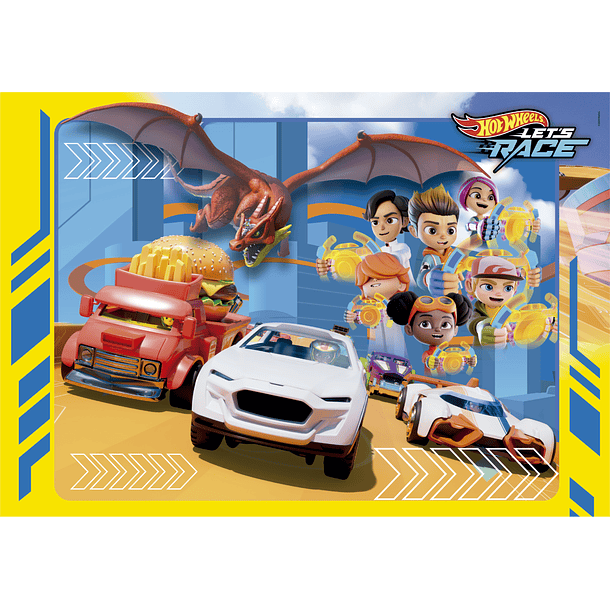 Puzzle 30 pçs - Hot Wheels 2