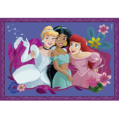 Puzzle 4 em 1 - Disney Princess