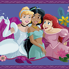 Puzzle 12 + 16 + 20 + 24 pçs - Disney Princesas 2