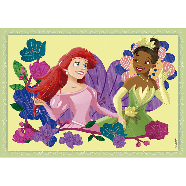 Puzzle 4 em 1 - Disney Princess 4