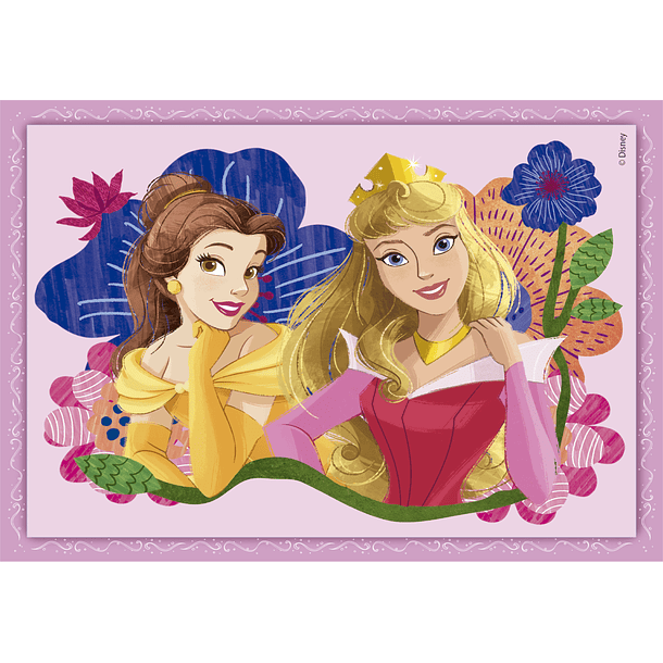 Puzzle 4 em 1 - Disney Princess 5