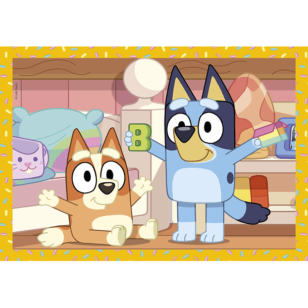 Puzzle 4 em 1 - Bluey 3