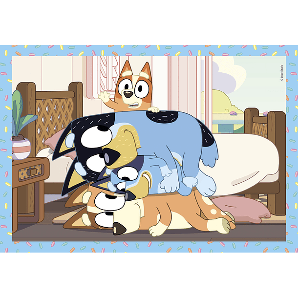 Puzzle 4 em 1 - Bluey 4