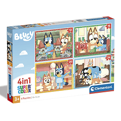 Puzzle 4 em 1 - Bluey