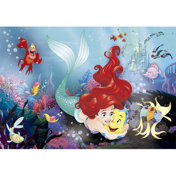 Puzzle Maxi 24 pçs - Pequena Sereia 2