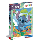 Puzzle 104 pçs - Stitch 1