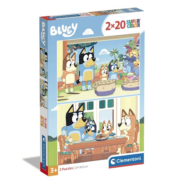 Puzzle 2x20 pçs - Bluey 1