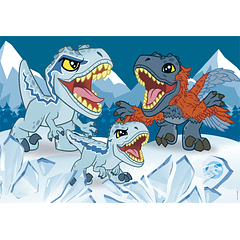 Puzzle 2x20 pçs - Jurassic World